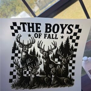 Black and White Deer Wall Art